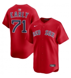 Men Boston Red Sox Nike Home Limited Jersey Red Early Connelly 71