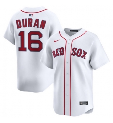 Men Boston Red Sox Nike Home Limited Jersey White Duran Jarren 16 Men Boston Red Sox Nike Home Limited Jersey White Duran Jarren 16