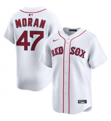 Men Boston Red Sox Nike Home Limited Jersey White Moran Jovani 47 Men Boston Red Sox Nike Home Limited Jersey White Moran Jovani 47