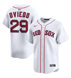 Men Boston Red Sox Nike Home Limited Jersey White Oviedo Johan 29 Men Boston Red Sox Nike Home Limited Jersey White Oviedo Johan 29