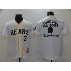 Men Chicago Bears 3 Film Bail Bonds Let Freedom Ring White Base Ball Jersey