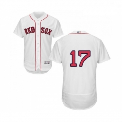 Mens Boston Red Sox 17 Nathan Eovaldi White Home Flex Base Authentic Collection Baseball Jersey