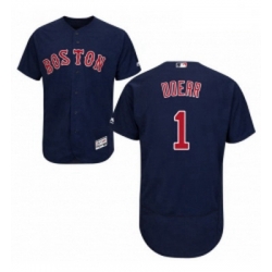 Mens Majestic Boston Red Sox 1 Bobby Doerr Navy Blue Alternate Flex Base Authentic Collection MLB Jersey