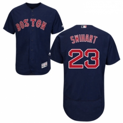 Mens Majestic Boston Red Sox 23 Blake Swihart Navy Blue Alternate Flex Base Authentic Collection MLB Jersey