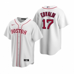 Mens Nike Boston Red Sox 17 Nathan Eovaldi White Alternate Stitched Baseball Jersey