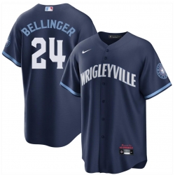 Men Chicago Cubs Cody Bellinger #24 City Connect Wrigleyville Nike Stitched MLB Jersey