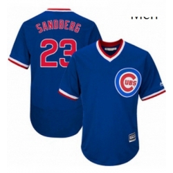 Mens Majestic Chicago Cubs 23 Ryne Sandberg Replica Royal Blue Cooperstown Cool Base MLB Jersey