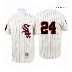 Mens Mitchell and Ness 1959 Chicago White Sox 24 Early Wynn Authentic Cream Throwback MLB Jersey