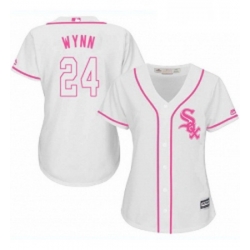 Womens Majestic Chicago White Sox 24 Early Wynn Replica White Fashion Cool Base MLB Jersey