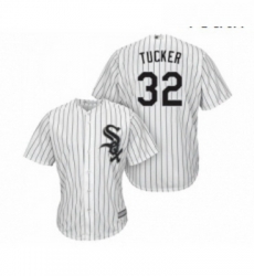 Youth Chicago White Sox 32 Preston Tucker Replica White Home Cool Base Baseball Jersey 