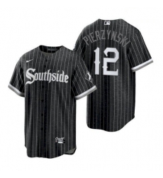 Youth Chicago White Sox Southside AJ Pierzynski Black Replica Jersey