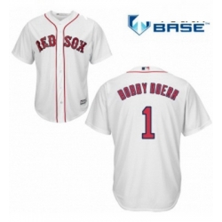 Youth Majestic Boston Red Sox 1 Bobby Doerr Replica White Home Cool Base MLB Jersey