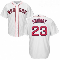 Youth Majestic Boston Red Sox 23 Blake Swihart Replica White Home Cool Base MLB Jersey