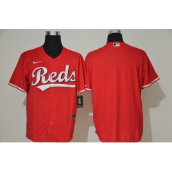 Men Cincinnati Reds Blank Red Stitched MLB Cool Base Nike Jersey