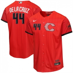 Youth Cincinnati Reds  44 Elly De La Cruz Red 2026 City Connect Stadium Stitched Baseball Jersey