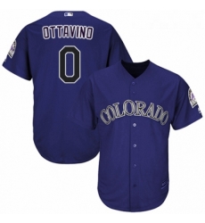 Youth Majestic Colorado Rockies 0 Adam Ottavino Authentic Purple Alternate 1 Cool Base MLB Jersey 