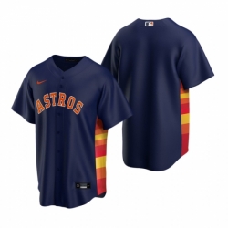 Mens Nike Houston Astros Blank Navy Alternate Stitched Baseball Jersey