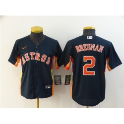 Astros 2 Alex Bregman Navy Women 2020 Nike Cool Base Jersey