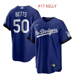 Men Los Angeles Dodgers #17 Joe Kelly Nike City Connect Replica Player Jersey Royal Men Los Angeles Dodgers #17 Joe Kelly Nike City Connect Replica Player Jersey Royal