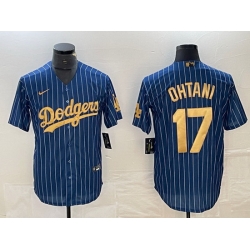 Men Los Angeles Dodgers 17 Shohei Ohtani Navy Gold Cool Base Stitched Jersey Men Los Angeles Dodgers 17 Shohei Ohtani Navy Gold Cool Base Stitched Jersey