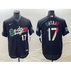 Men Los Angeles Dodgers 17 Shohei Ohtani Number Mexico Black Cool Base Stitched Baseball Jersey Men Los Angeles Dodgers 17 Shohei Ohtani Number Mexico Black Cool Base Stitched Baseball Jersey