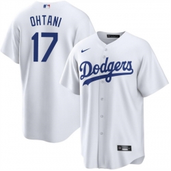 Men Los Angeles Dodgers 17 Shohei Ohtani White Cool Base Stitched Jersey Men Los Angeles Dodgers 17 Shohei Ohtani White Cool Base Stitched Jersey