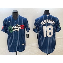 Men Los Angeles Dodgers 18 Yoshinobu Yamamoto Navy Cool Base With Patch Stitched Baseball JerseyS Men Los Angeles Dodgers 18 Yoshinobu Yamamoto Navy Cool Base With Patch Stitched Baseball JerseyS