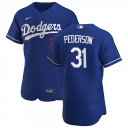 Men Los Angeles Dodgers 31 Joc Pederson Men Nike Royal Alternate 2020 Flex Base Player MLB Jersey