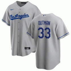 Men Los Angeles Dodgers 33 James Outman Vargas Grey Cool Base Stitched Baseball Jersey  281 29 Men Los Angeles Dodgers 33 James Outman Vargas Grey Cool Base Stitched Baseball Jersey  281 29