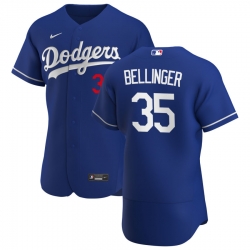 Men Los Angeles Dodgers 35 Cody Bellinger Men Nike Royal Alternate 2020 Flex Base Player MLB Jersey