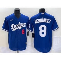 Men Los Angeles Dodgers 8 Enrique Hern E1ndez Blue Cool Base Stitched Baseball Jersey Men Los Angeles Dodgers 8 Enrique Hern E1ndez Blue Cool Base Stitched Baseball Jersey