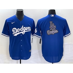 Men Los Angeles Dodgers Blue Team Big Logo Cool Base Stitched Baseball JerseyS Men Los Angeles Dodgers Blue Team Big Logo Cool Base Stitched Baseball JerseyS