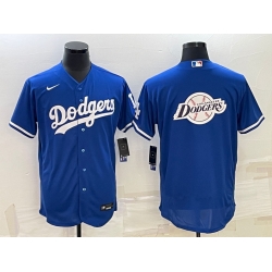 Men Los Angeles Dodgers Blue Team Big Logo Flex Base Stitched Baseball Jersey Men Los Angeles Dodgers Blue Team Big Logo Flex Base Stitched Baseball Jersey