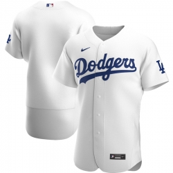 Men Los Angeles Dodgers Men Nike White Home 2020 Flex Base Official Team MLB Jersey