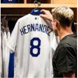 Men kike Hernandez #8 Dodgers White Flex Base jersey Men kike Hernandez #8 Dodgers White Flex Base jersey