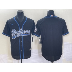 Men's Los Angeles Dodgers Black Blank With Patch Cool Base Stitched Baseball Jersey Men's Los Angeles Dodgers Black Blank With Patch Cool Base Stitched Baseball Jersey