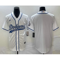 Men's Los Angeles Dodgers White Blank With Patch Cool Base Stitched Baseball Jerseys Men's Los Angeles Dodgers White Blank With Patch Cool Base Stitched Baseball Jerseys