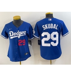 Women Los Angeles Dodgers 29 Tarik Skubal Royal Cool Base Stitched Baseball Jersey Run Small Women Los Angeles Dodgers 29 Tarik Skubal Royal Cool Base Stitched Baseball Jersey Run Small