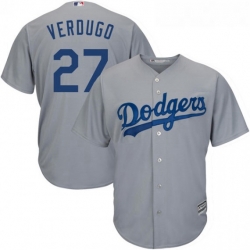 Youth Los Angeles Dodgers Alex Verdugo Gray Cool Base Road Player MLB Jersey