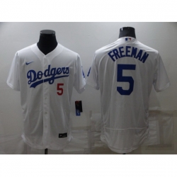 Youth Nike Los Angeles Dodgers #5 Freddie Freeman White Stitched Baseball Jersey