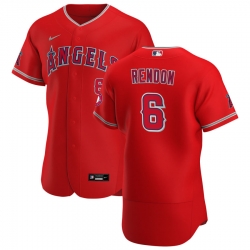 Men Los Angeles Angels 6 Anthony Rendon Men Nike Red Alternate 2020 Flex Base Player MLB Jersey