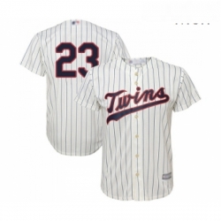 Mens Minnesota Twins 23 Nelson Cruz Replica Cream Alternate Cool Base Baseball Jersey 