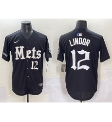 Men New York Mets 20 Pete Alonso Black  27Gotham Gothic Edition 27 Vapor Premier Limited Stitched Baseball Jersey