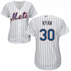 Womens Majestic New York Mets 30 Nolan Ryan Replica White Home Cool Base MLB Jersey