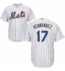 Youth Majestic New York Mets 17 Keith Hernandez Authentic White Home Cool Base MLB Jersey