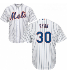 Youth Majestic New York Mets 30 Nolan Ryan Replica White Home Cool Base MLB Jersey