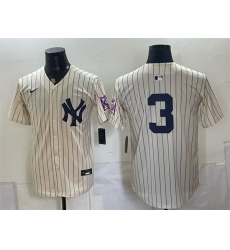 Men New York Yankees 3 Babe Ruth Cream 2026 Field of Dreams Stadium Stitched Baseball Jersey Men New York Yankees 3 Babe Ruth Cream 2026 Field of Dreams Stadium Stitched Baseball Jersey