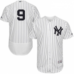 Mens Majestic New York Yankees 9 Roger Maris White Home Flex Base Authentic Collection MLB Jersey