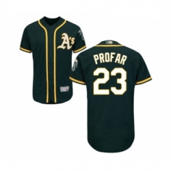 Mens Oakland Athletics 23 Jurickson Profar Green Alternate Flex Base Authentic Collection Baseball Jersey