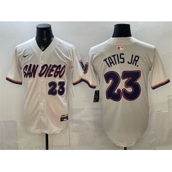 Men San Diego Padres  Fernando Tatis Jr  Cream 2026 City Connect Stadium Stitched Baseball Jersey